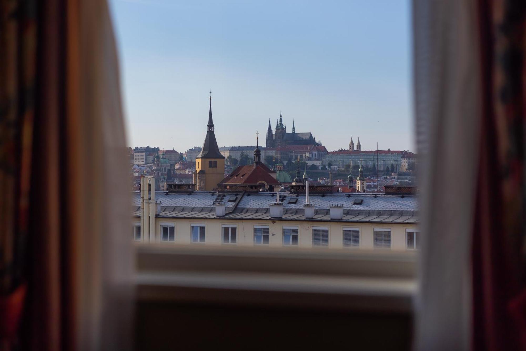 Hotel Liberty Praga Esterno foto